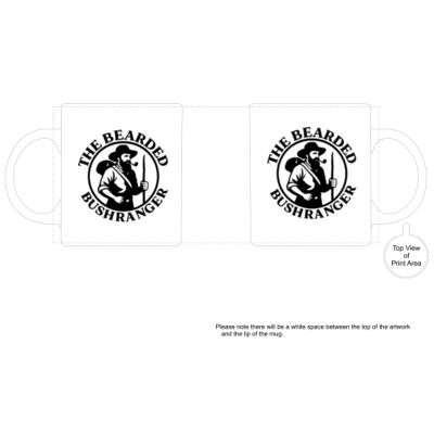 Bearded Bushranger Coffee Mug Thumbnail